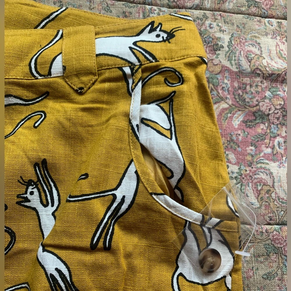 Modcloth Cat Print Capris - Picture 5 of 9